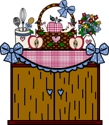 Country kitchen graphics clipart