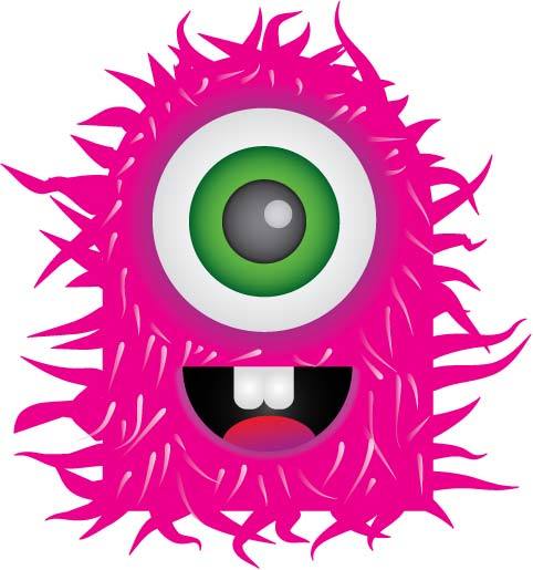 Cute monster clipart vectors download free vector art image 1 2