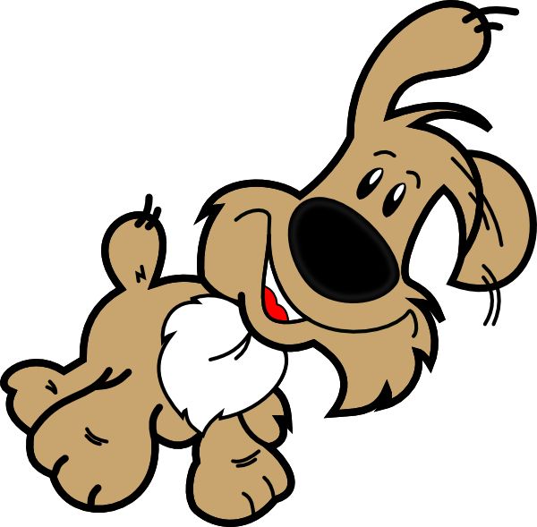 Dog and cat clip art in cartoon styles including dog bone dog