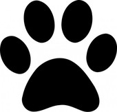 Dog bone paw print free vector in open office drawing svg svg format ...