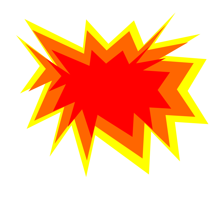 Explosion clip art free free clipart images 2