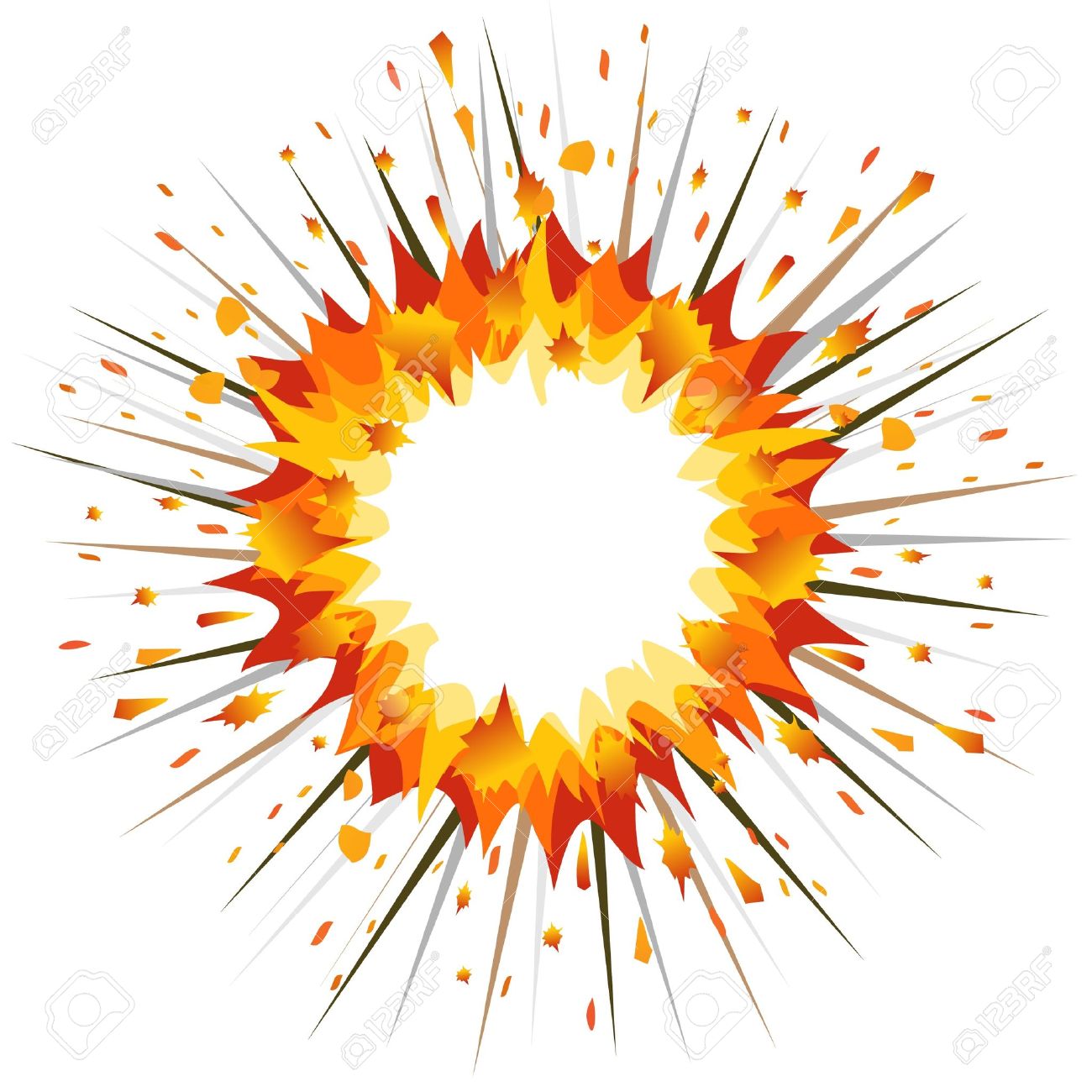 Explosion clip art free free clipart images 7