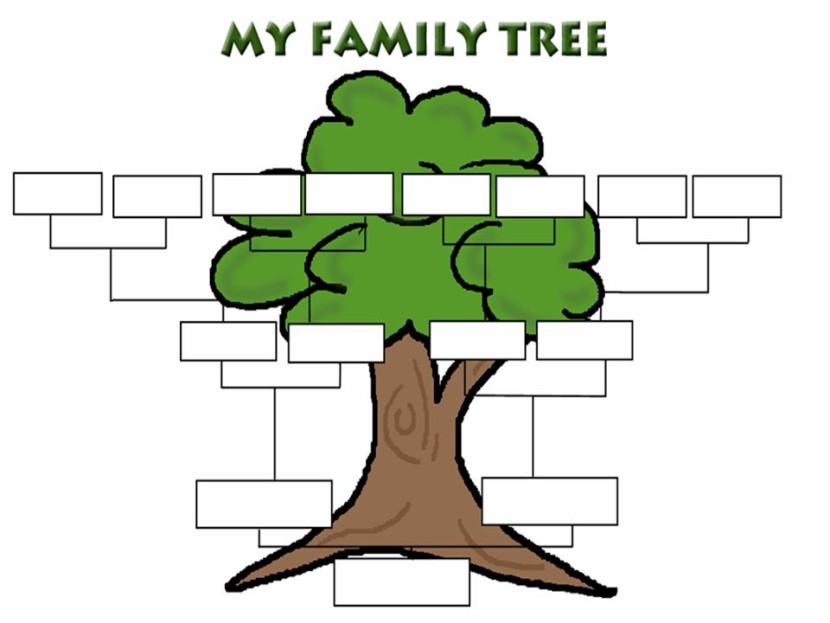 Family tree clipart 5