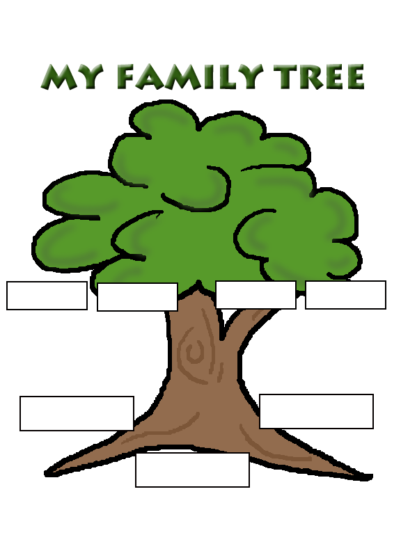 Family tree clipart clipart