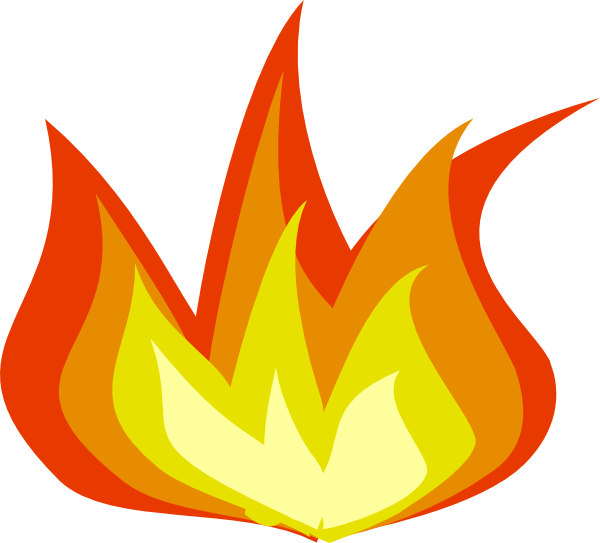 Fire flames clipart free clipart images 2