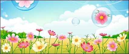 Flower garden free vector for free download about free clipart