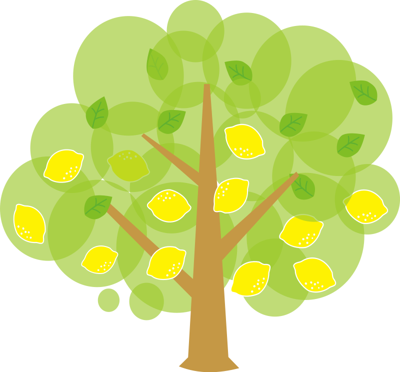 Free cute lemon tree clip art