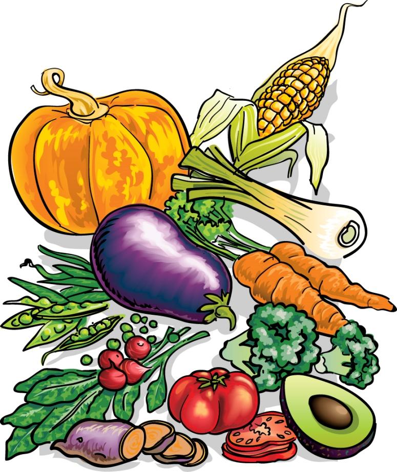 Free fruit and vegetables clipart clipart