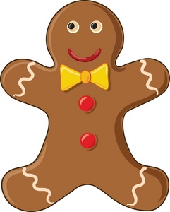 Free gingerbread clip art image gingerbread man cookie