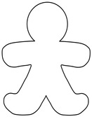 Gingerbread Man Clipart Pictures – Clipartix