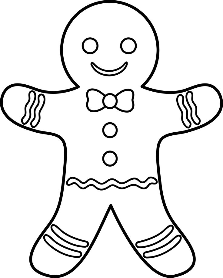 Free gingerbread man clip art 9