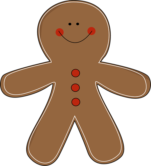 Free gingerbread man clip art