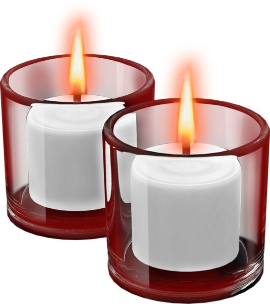 Free images of scarlet color candles red cups with candles clip art