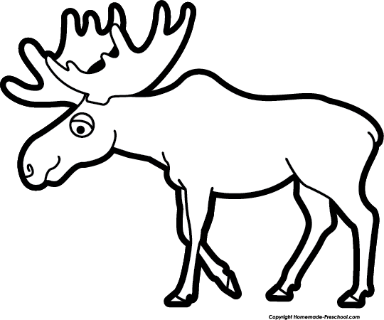 Free moose clipart 2