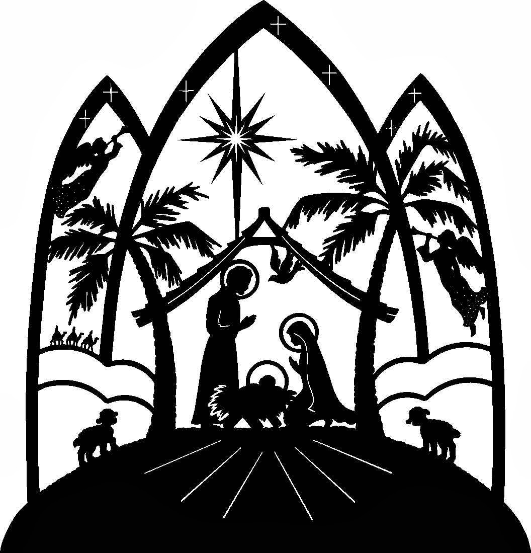 Free nativity clipart silhouette free clipart images 2 image