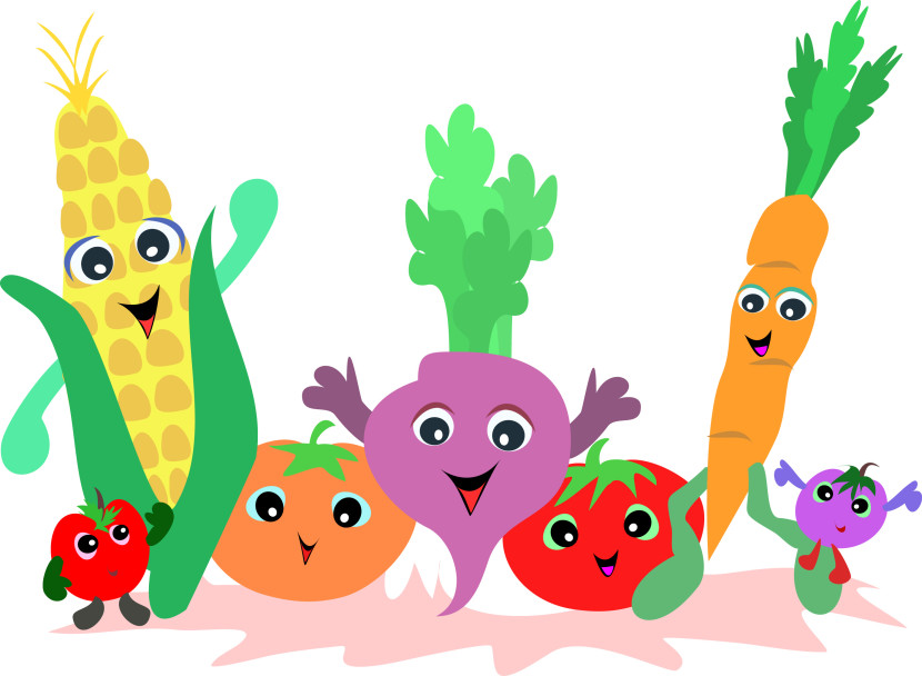 Fruits and vegetables clipart