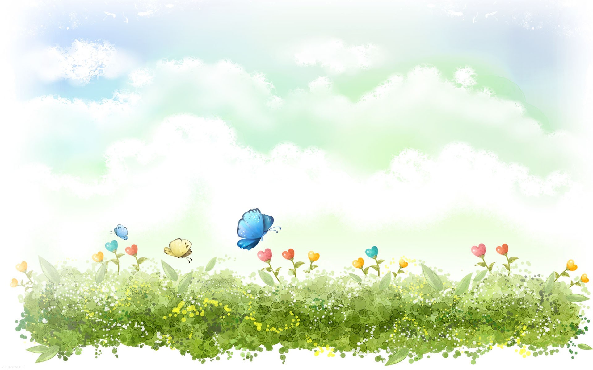 clipart garden scenes