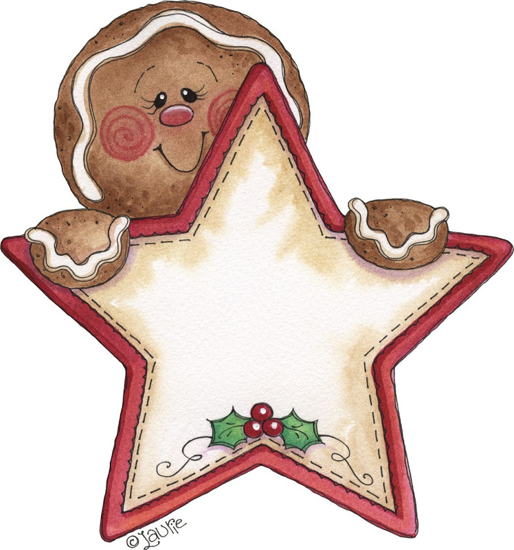 Ginger on gingerbread man gingerbread and christmas cliparts