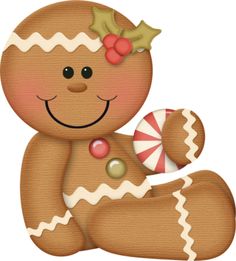 Gingerbread collector on gingerbread gingerbread man clipart