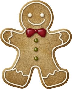 Gingerbread man christmas cookies on clip art christmas gingerbread