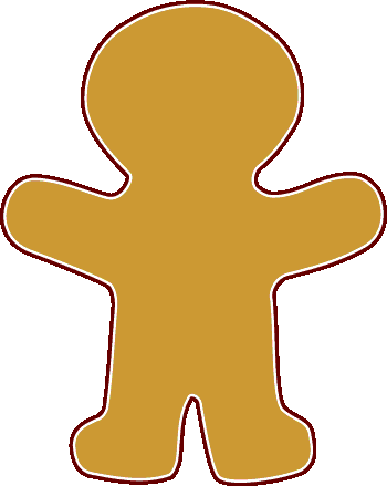Gingerbread man clip art free free clipart images 2