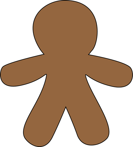 Gingerbread man clip art free free clipart images 4