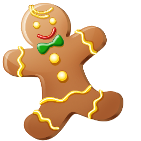 Gingerbread man free cookie clip art borders as well as free christmas ribbon