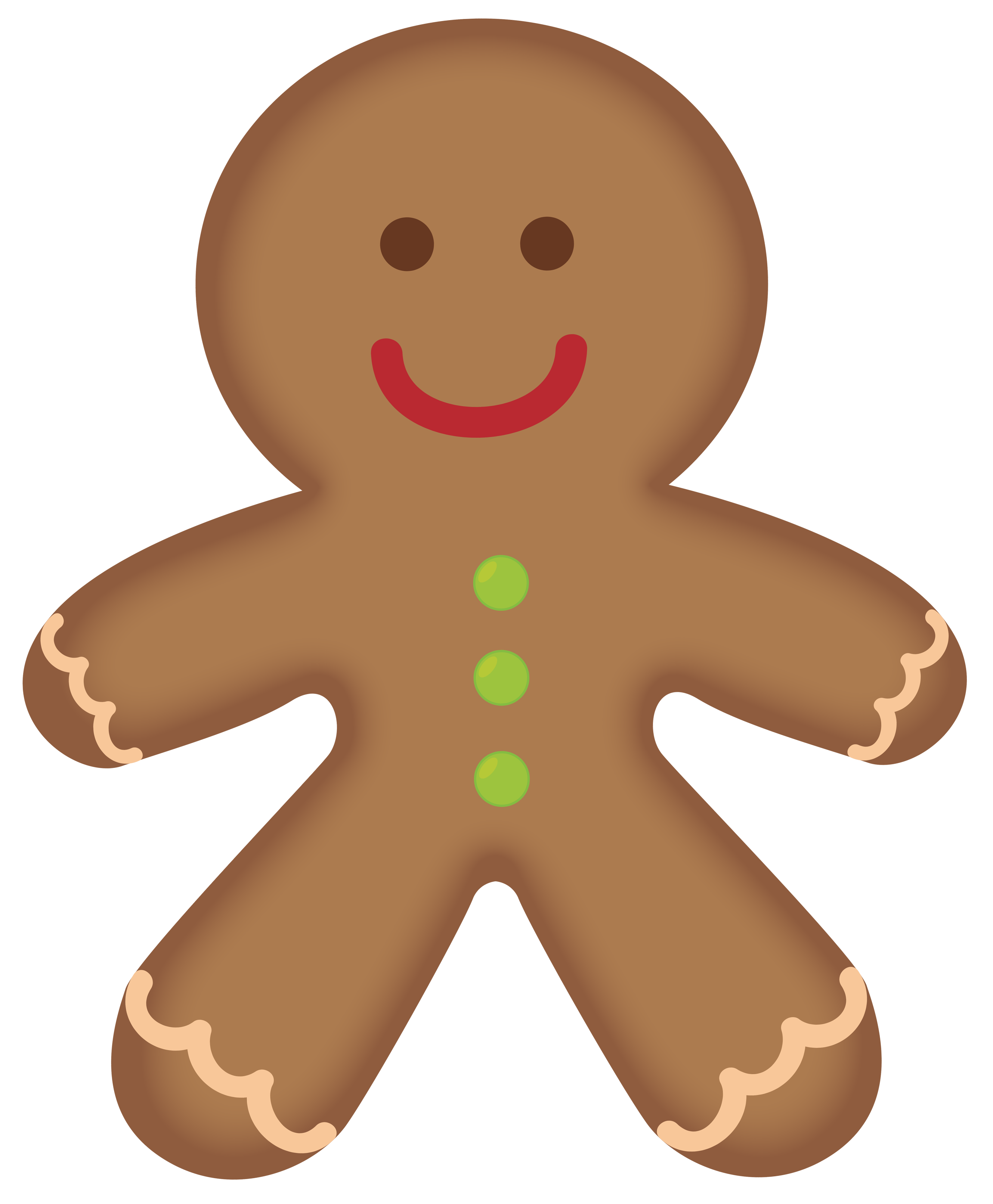 Gingerbread man gingerbread men clipart web clipart