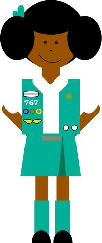 Girl scout clip art on clip art girl scouts and scouts