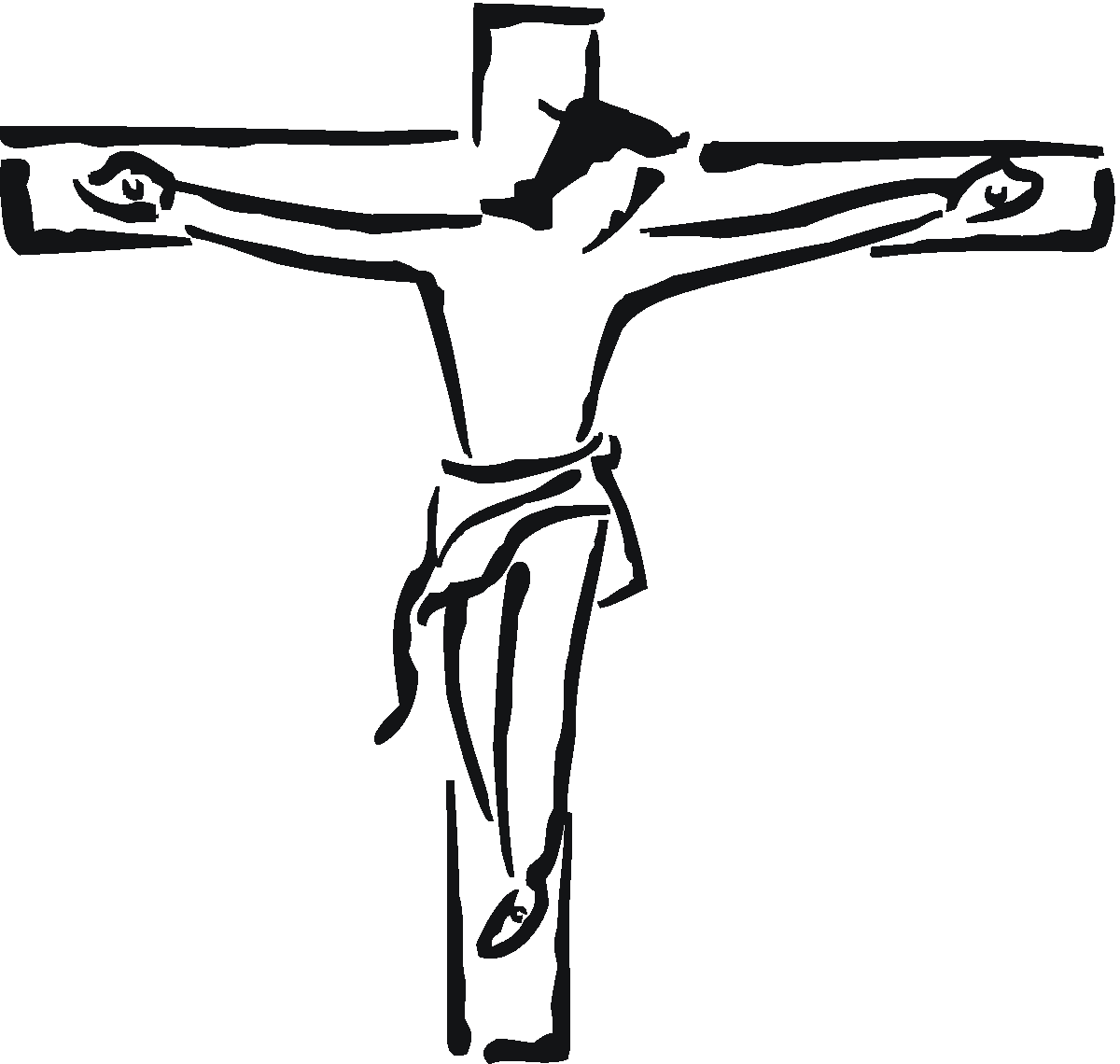 Good friday 6 coloring page clipart clipart