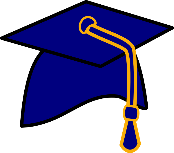 Graduation hat free clip art of a graduation cap clipart image 2 4