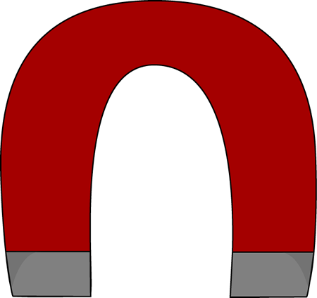 Horseshoe magnet clipart