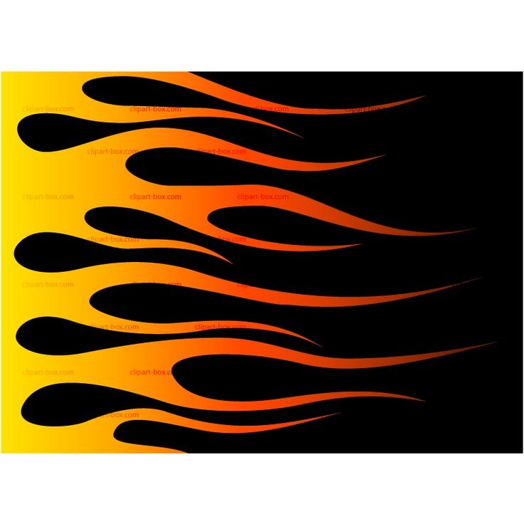 Hot rod flames stencil racing flame clip art vector