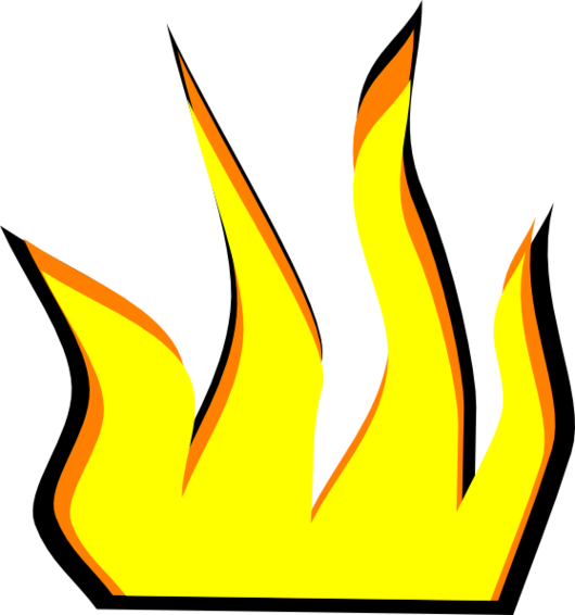 How to draw cartoon fire flames free images clipart