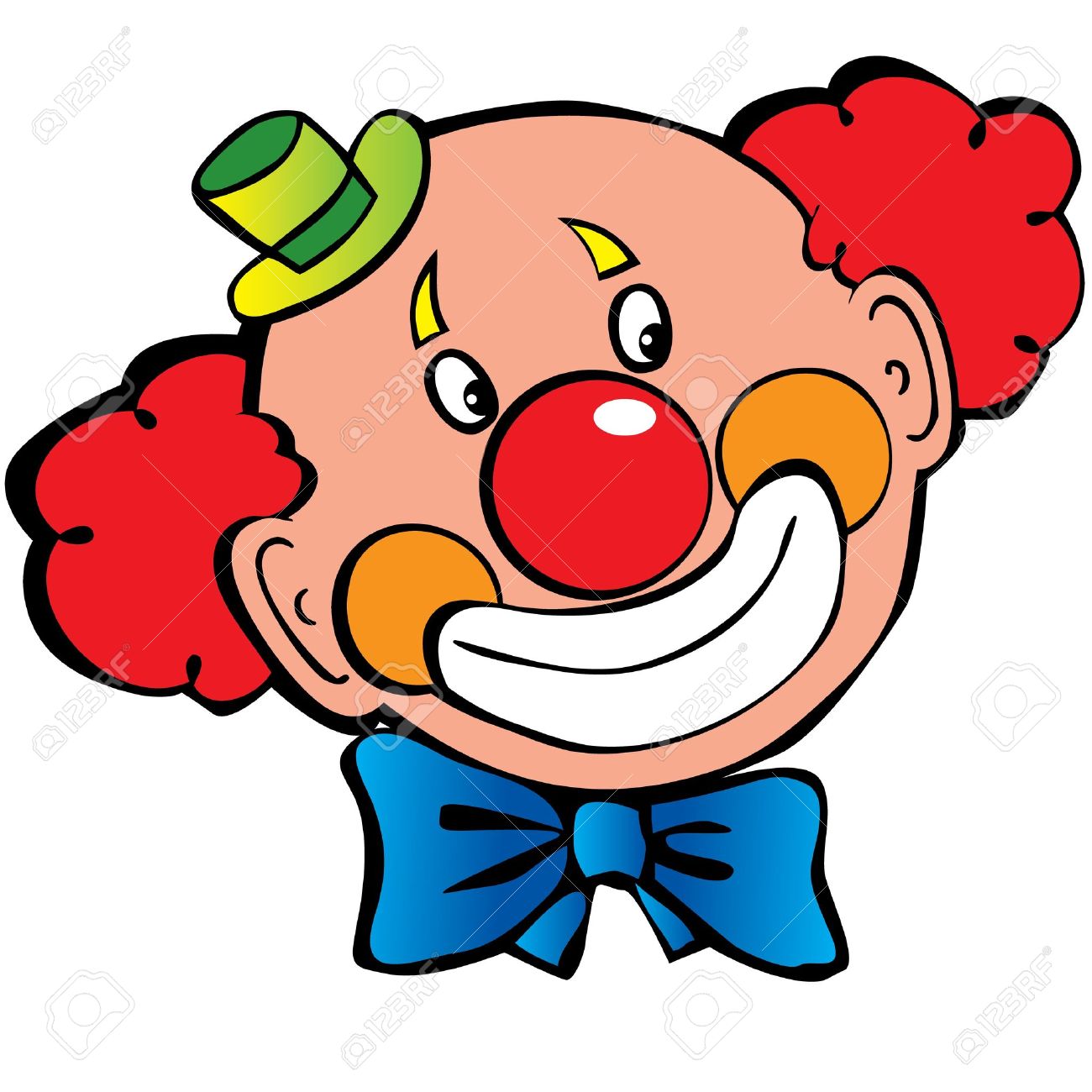 Image of clown face clipart 9 free clown clipart 1 page of