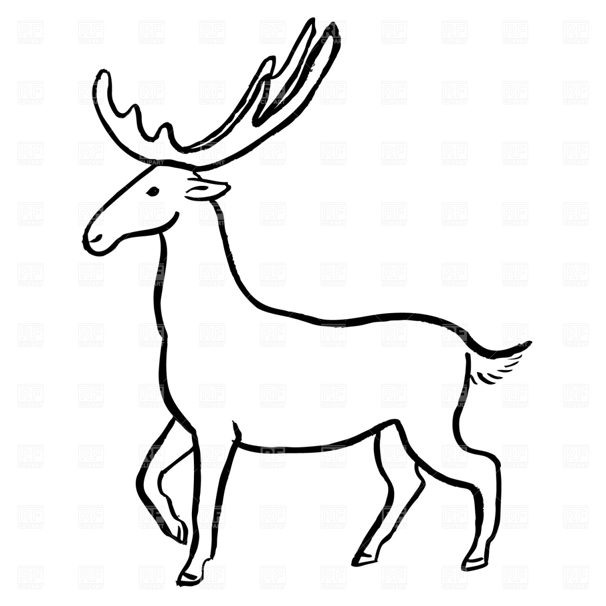 Image of moose clipart 9 moose clip art images free for