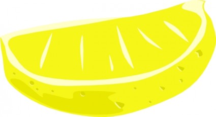 Lemon wedge clip art free vector in open office drawing svg svg