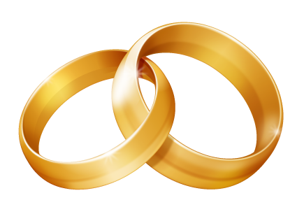 Linked wedding rings clipart free clipart images clipartcow
