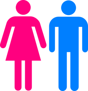 Man and woman clipart