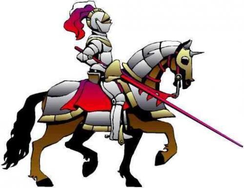 Medieval knight cartoon medieval ages knights vector cliparts