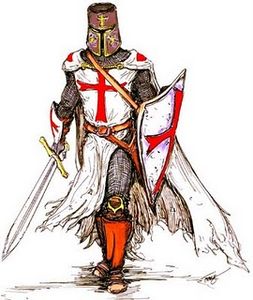 Medieval knights knight templar image vector clip art