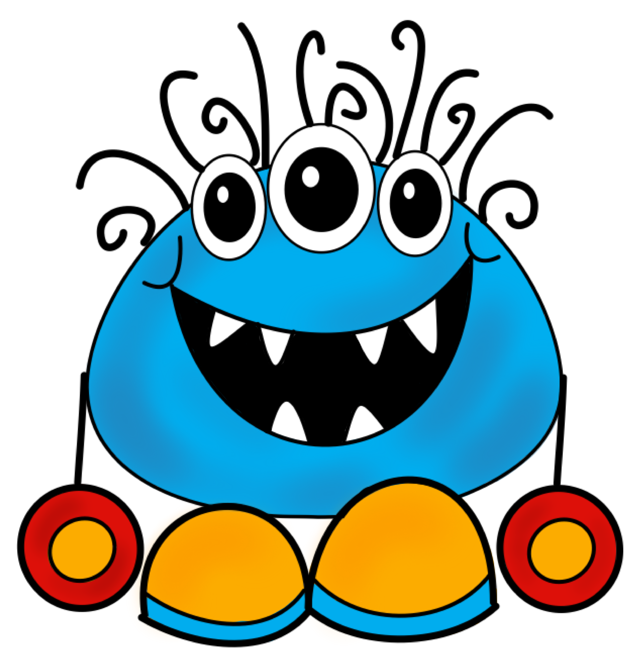 Monster clip art cartoon free clipart images 2 Clipartix