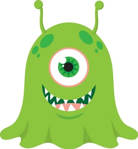 Monster clip art cartoon free clipart images 3