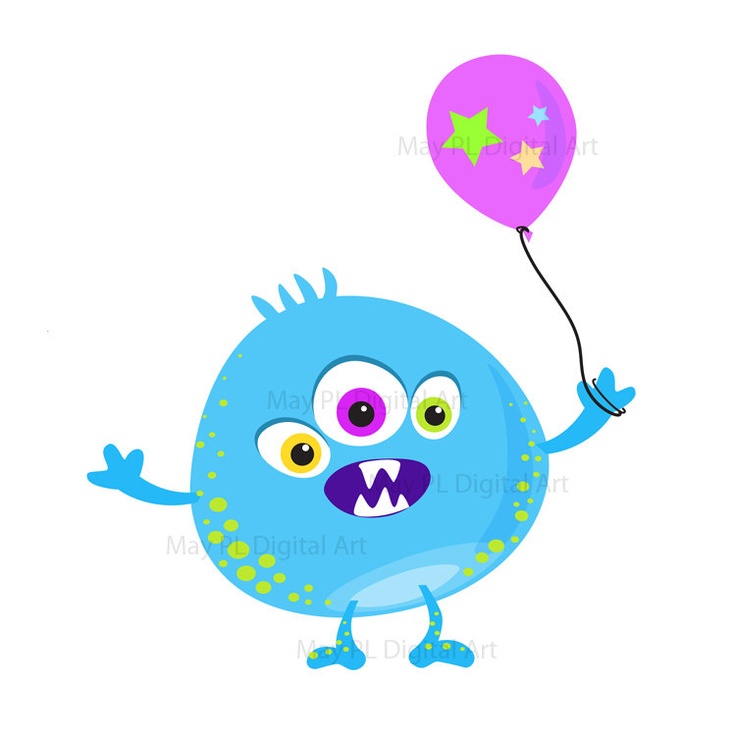 Monsters on cute monsters clip art and little monsters