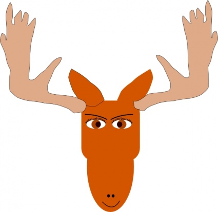Moose clip art vector moose 6 graphics clipart me