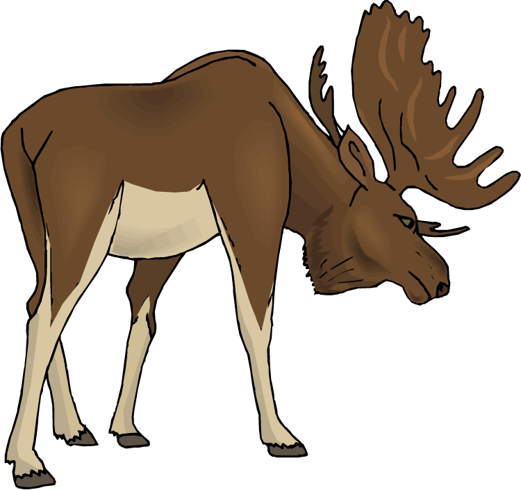 Moose clipart cartoon free clipart images 5
