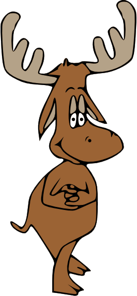 Moose free to use clipart