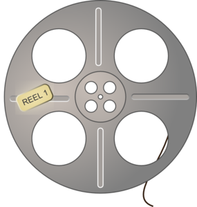 Movie reel clip art at clker vector clip art