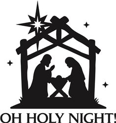 Nativity clip art silhouette free clipart images clipartbold