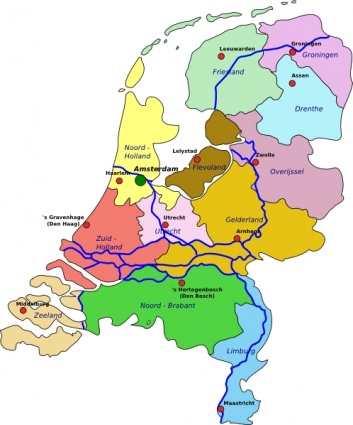 Netherlands map clip art clipart me